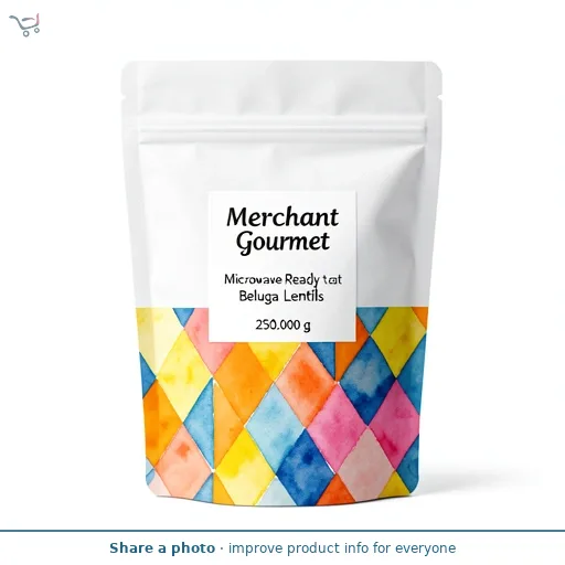 Merchant Gourmet Microwave Ready to eat Beluga Lentils 250g