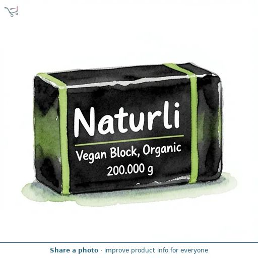 Naturli Vegan Block, Organic 200g