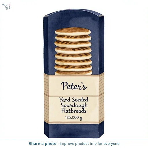 Peter's Yard Seeded Sourdough Flatbreads 135g