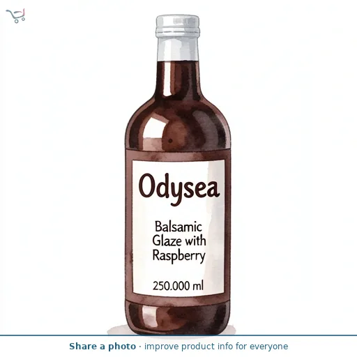 Odysea Balsamic Glaze with Raspberry 250ml