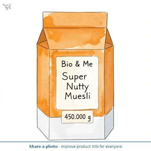 Bio & Me Super Nutty Muesli 450g