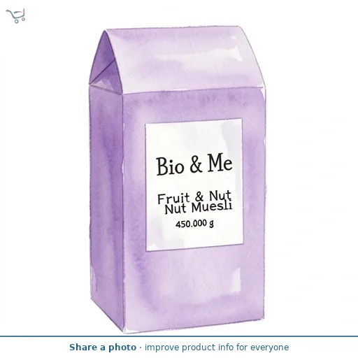 Bio&Me Muesli Fruit & Nut