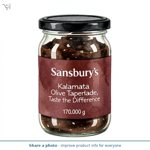 Sainsbury's Kalamata Olive Tapenade, Taste the Difference 170g