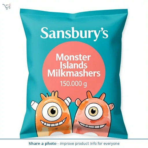 Sainsbury's Monster Islands Milkmashers 150g
