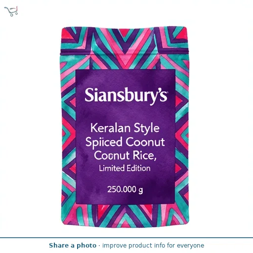 Sainsbury's Keralan Style Spiced Coconut Rice, Limited Edition 250g