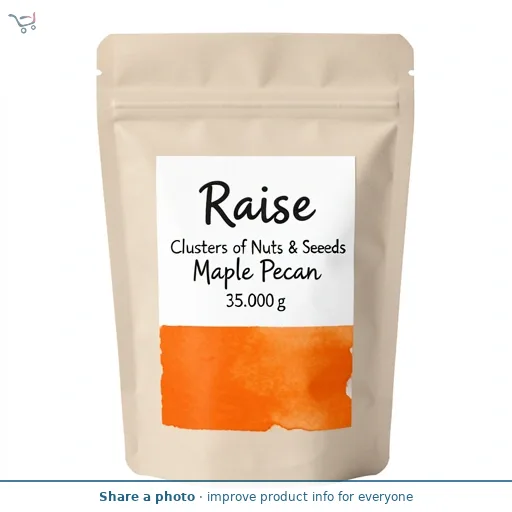 Raise Clusters of Nuts & Seeds Maple Pecan 35g