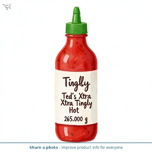 Tingly Teds Xtra Tingly Hot Sauce 265g
