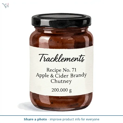 Tracklements Recipe No. 71 Apple & Cider Brandy Chutney 200g
