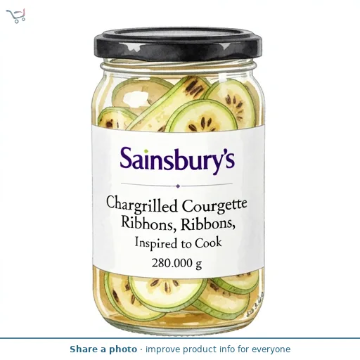 Sainsbury's Chargrilled Courgette Ribbons, Inspired to Cook 280g