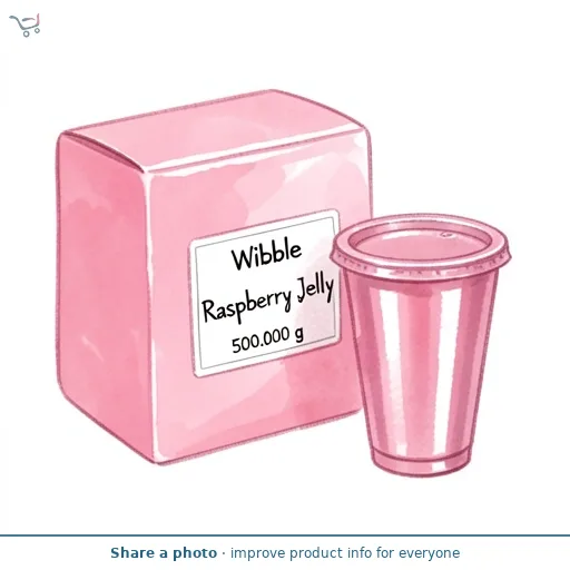 Wibble Raspberry Jelly 4 x 125g