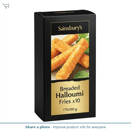 Sainsbury's Breaded Halloumi Fries x10 170g