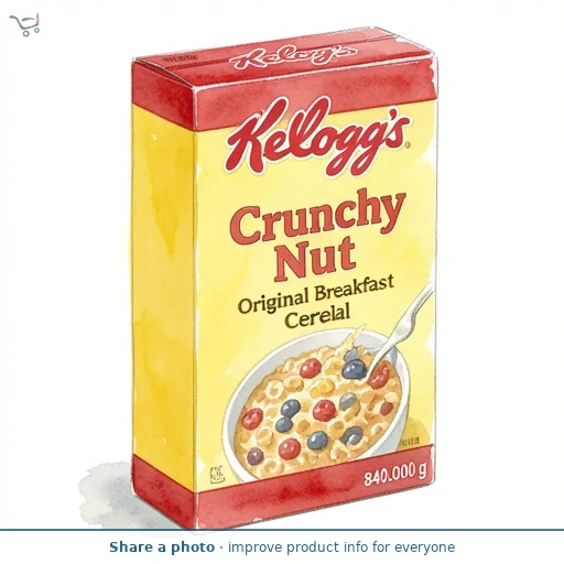 Kellogg's Crunchy Nut Original Breakfast Cereal 840g