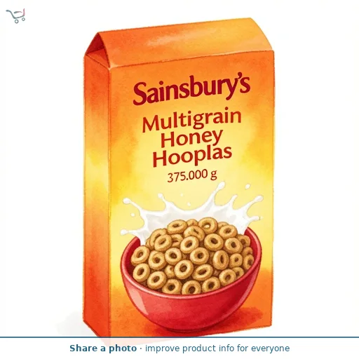 Sainsbury's Multigrain Honey Hooplas 375g
