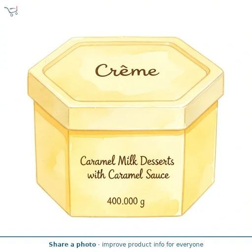 Crème Caramel Milk Desserts with Caramel Sauce 4x100g