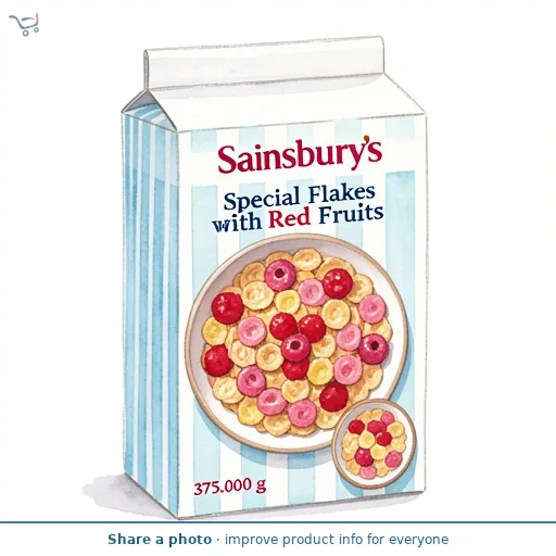 Sainsbury's Special Flakes with Red Fruits 375g