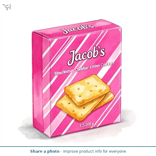 Jacob's Bites Mature Cheddar & Onion Crackers 125g