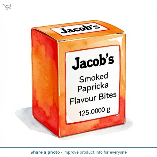 Jacob's Smoked Paprika Flavour Bites 125g