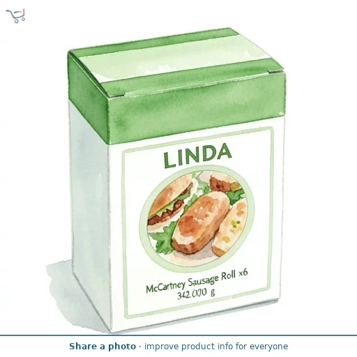 Linda McCartney Sausage Roll x6 342g