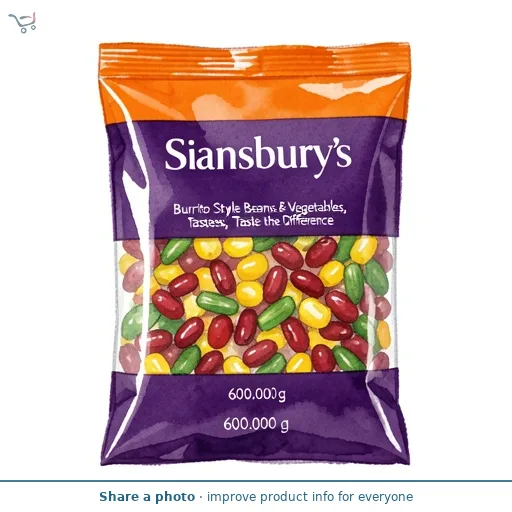 Sainsbury's Burrito Style Beans & Vegetables, Taste the Difference 600g