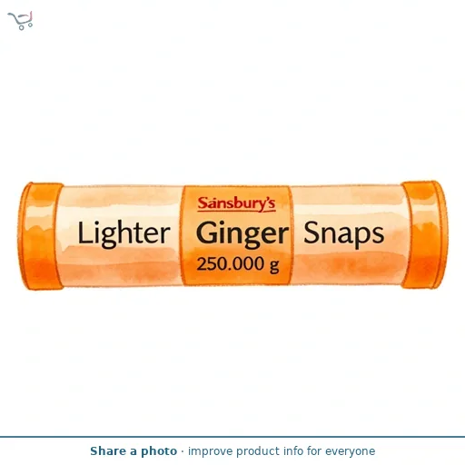 Sainsbury's Lighter Ginger Snaps 250g