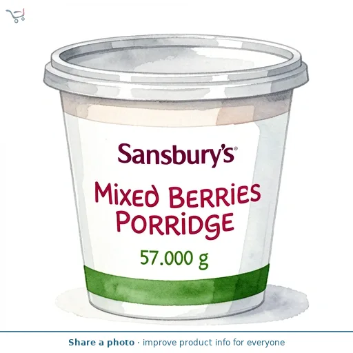 Sainsbury's Mixed Berries Porridge 57g