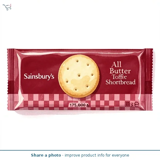 Sainsbury's All Butter Toffee Shortbread 175g
