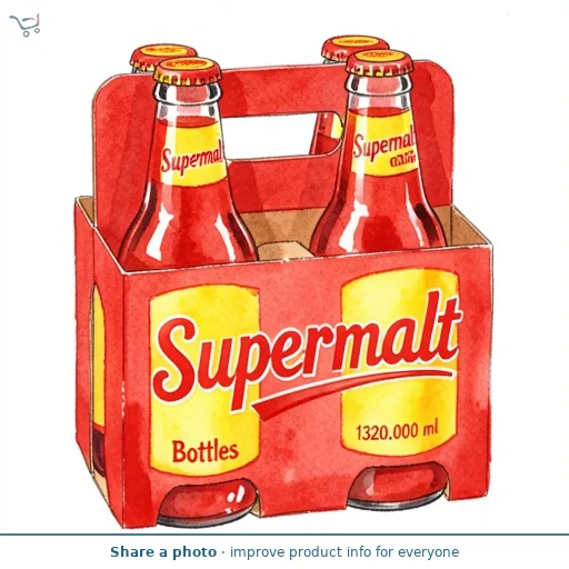 Supermalt Bottles 4x330ml