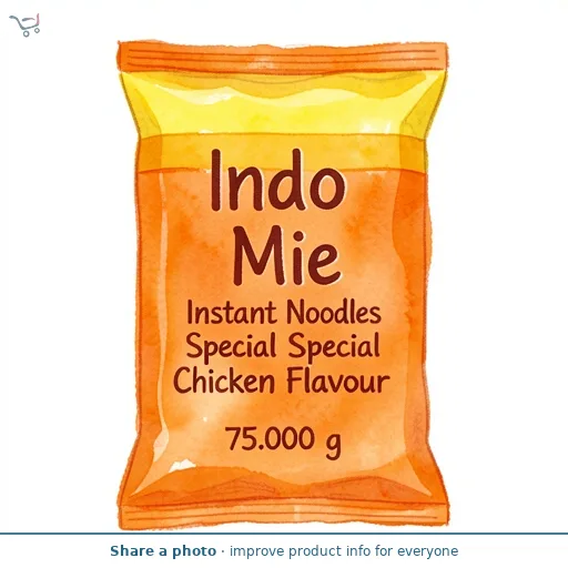 Indo Mie Instant Noodles Special Chicken Flavour 75g