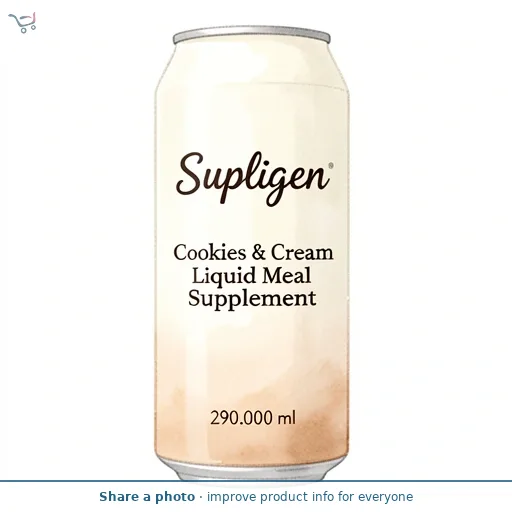 Supligen Cookies & Cream Liquid Meal Supplement 290ml