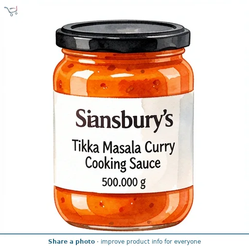 Sainsbury's Tikka Masala Curry Cooking Sauce 500g