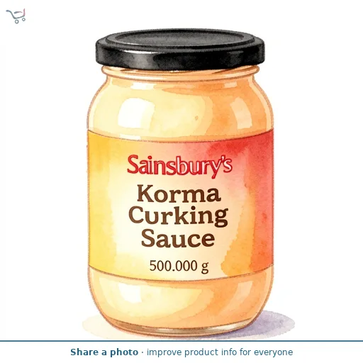 Sainsbury's Korma Curry Cooking Sauce 500g