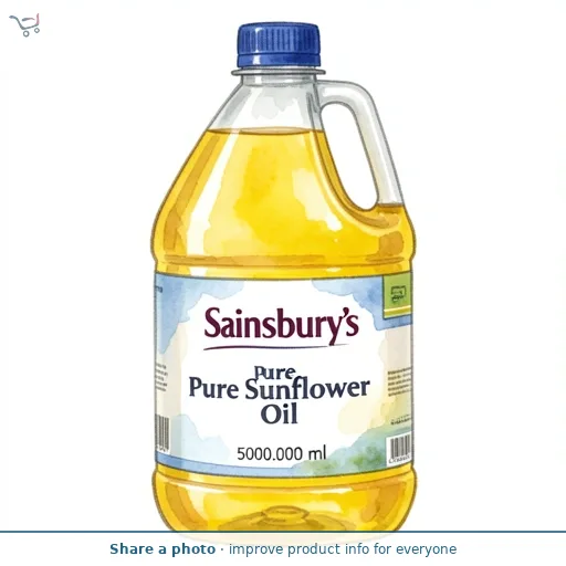 Sainsbury's Pure Sunflower Oil 5L