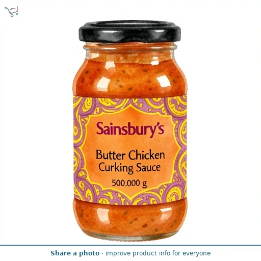Sainsbury's Butter Chicken Curry Cooking Sauce 500g