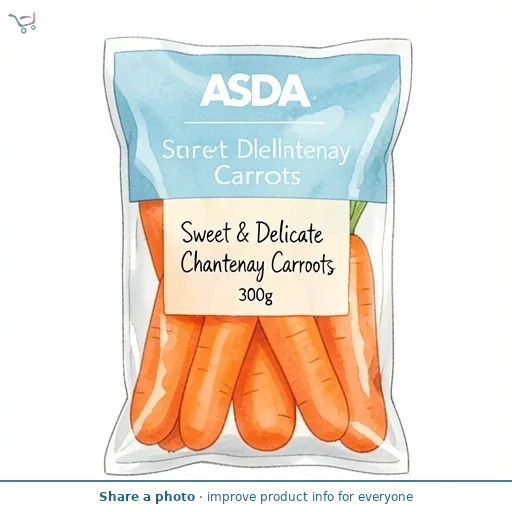ASDA Sweet & Delicate Chantenay Carrots 300g
