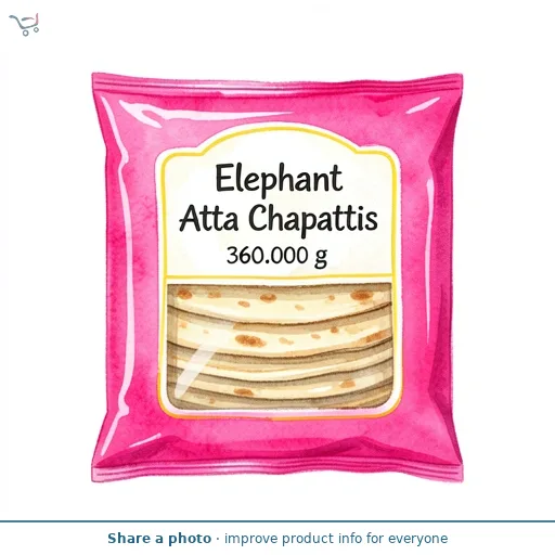 Elephant Atta Chapattis 360g