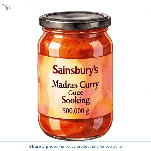 Sainsbury's Madras Curry Cooking Sauce 500g