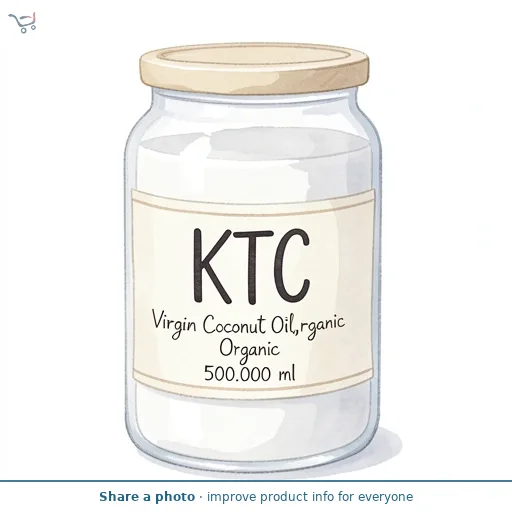 KTC Virgin Coconut Oil, Organic 500ml