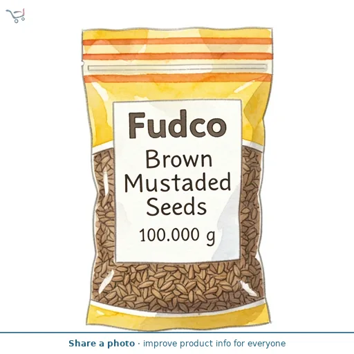 Fudco Brown Mustard Seeds 100g