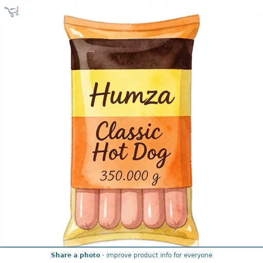 Humza Classic Hot Dog 350g