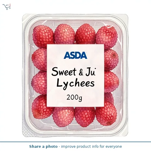 ASDA Sweet & Juicy Lychees 200g
