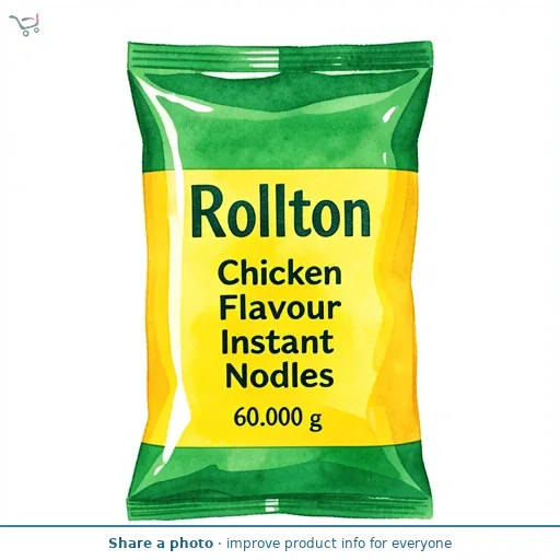 Rollton Chicken Flavour Instant Noodles 60g