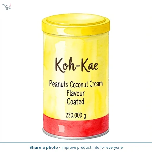 Koh-Kae Peanuts Coconut Cream Flavour Coated 230g