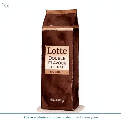 Lotte Toppo Double Flavour Cocoa Chocolate 40g