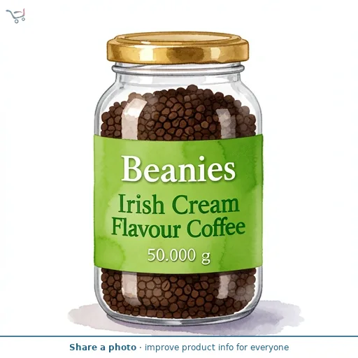 Beanies Irish Cream Flavour Coffee 50g