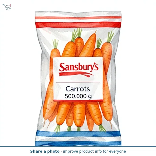 Sainsbury's Carrots 500g