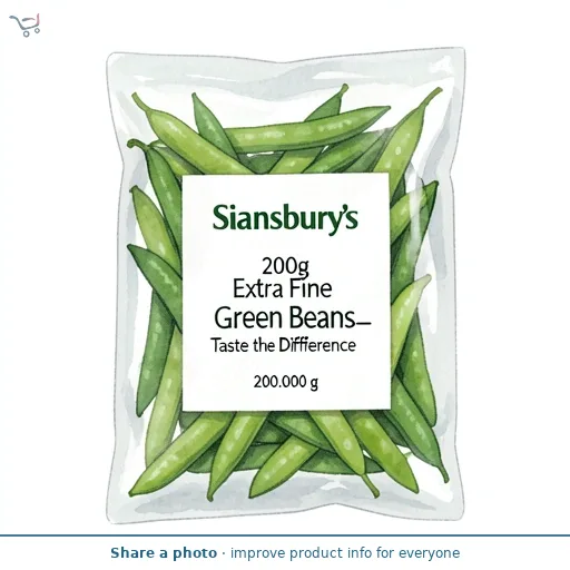 Sainsbury's 200g Extra Fine Green Beans,Taste the Difference