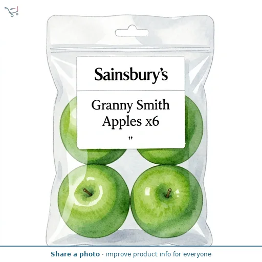 Sainsbury's Granny Smith Apples x6