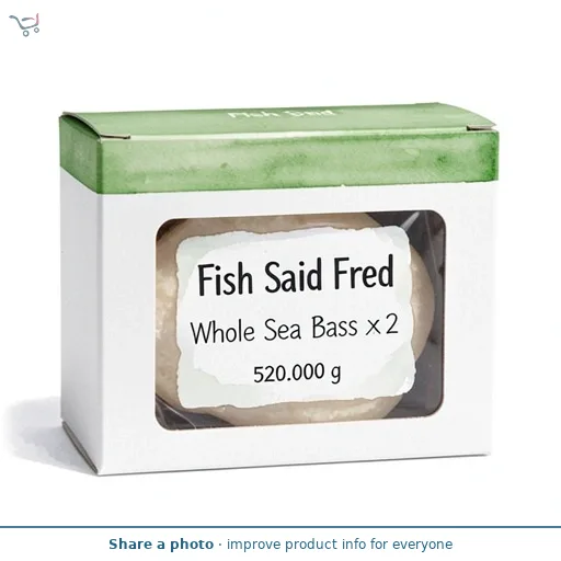 Fish Said Fred Whole Sea Bass x2 520g