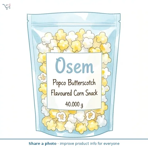 Osem Popco Butterscotch Flavoured Corn Snack 40g