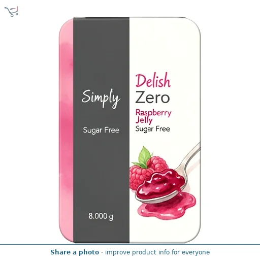 Simply Delish Zero Raspberry Jelly, Sugar Free 8g